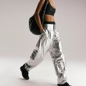 FP MOVEMENT Mesmerize Me Shine Pants, Size S